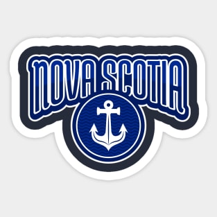 Nova Scotia Canada Anchors Away Sticker